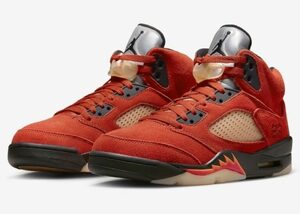 送料無料 24cm●NIKE ナイキ エアジョーダン 5 レトロ AIR JORDAN 5 RETRO AJ ダンク オン マーズ DD9336-800 オレンジ 黒　