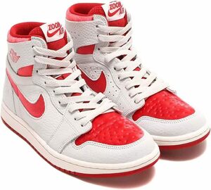 送料無料 25cm●ナイキ NIKE ジョーダン 1 ズーム コンフォート 2 AIR JORDAN 1 ZOOM CMFT 赤 グレー DV1304-106 AJ バレンタイン