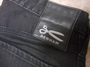 ☆DEMHAM SKIN SLIM デンハム BLACKデニム 　W29 L32☆