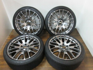 【送料無料・税込み】BBS RN RN107 20in8.5J+38 5穴PCD114.3 BS レグノ GR-XII 245/35R20 アルファード/ヴェルファイア/LOWエルグランド 他