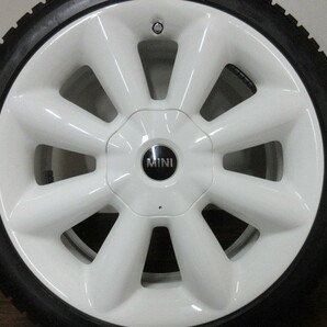 【送料無料・税込み】mini ミニクーパー F55 56 純正18in7J+54 5穴PCD112 BS VRX2 215/40R18 希少 ホワイトの画像2