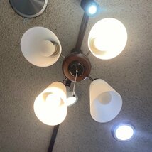 √R√ KOIZUMI/コイズミ LED照明器具 4灯シャンデリア 2016年式 中古品 ～4.5畳 LEDシャンデリア √Z-230905_画像3