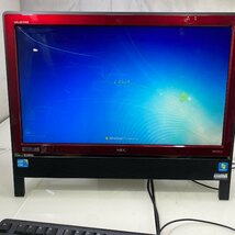 √M√ NEC VALUESTAR G パーソナルコンピューター PC-GV258NFGL 中古品 Windows7 COREi5 初期化済み √Z-230809_画像1