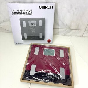 *M* [ unused ] OMRON Omron weight body composition meter HBF-226 Karada Scankalada scan automatic awareness health diet body fat . base metabolism *M-230619