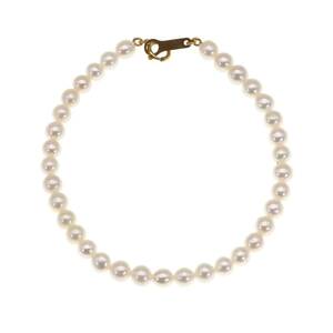  Tasaki Shinju bracele K18 pearl pearl approximately 4.5-4.8mm TASAKItasaki5.4g baby pearl 