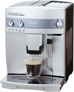 デロンギ 全自動コーヒーメーカー マグニフィカ ミルク泡立て手動 1.8L シルバーESAM03110S