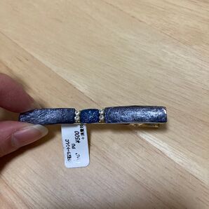 クーポンでお安くどうぞ^_^新品未使用カク石ツートン ピン留め