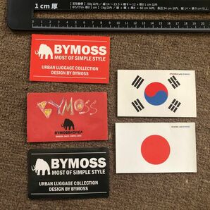 BYMOSS ステッカー 韓国　日本　国旗　シール　バイモス