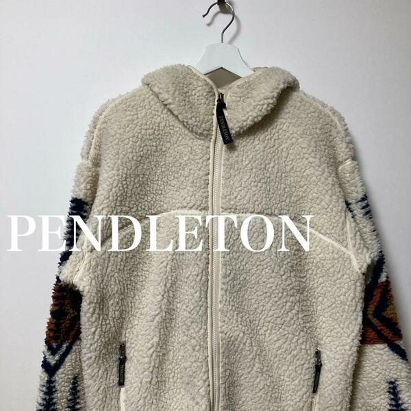 PENDLETON ペンドルトン　ネイティブ柄　ジップアップ　ボアパーカー