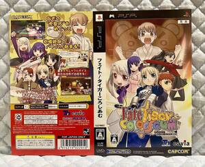 【非売品 店頭用見本ダミージャケットのみ】《1点物》フェイト/タイガーころしあむ Fate/tiger colosseum【2007年製 未使用 告知 販促】PSP