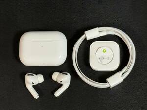 【ジャンク品】Apple／AirPods Pro 充電器・イヤホン・ケーブル・イヤーチップセット