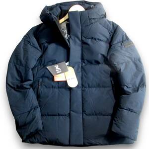 【XL】新品 RDSグースダウン 2way ダウンジャケット ネイビー MILLET 撥水 防風 防寒 保温 アウトドアウェア R119