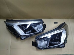 送料無料　現行 スバル フォレスター 後期 SK5 SKE KG 純正 LED ヘッドライト 左右セット koito 100-60465 ヘッドランプ 