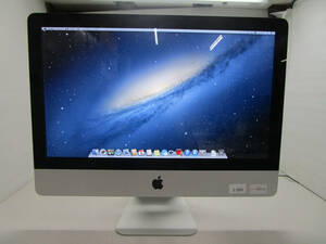 AppleiMac Mid 2011 ① 21.5インチ ModelNumber:A1311 Core i5 2.5GHz/メモリ8GB/HDD500GB/MacOS X 10.8.5 管理番号I-269