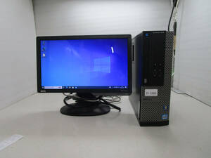 DELL OPTIPLEX 3010 Core i3-3220 3.30GHz/メモリ4GB/HDD250GB/Windows 10 Proインストール済 管理番号D-1366