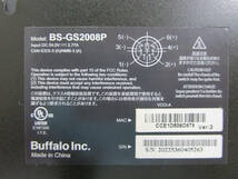 Buffalo BS-GS2008P レイヤー2 Giga PoE スマートスイッチ 8ポート 初期化済 AC付属 管理番号E-1959_画像4
