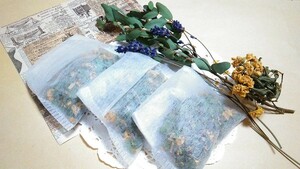 [4 sack set ] sachet dried herb lavender * eucalyptus * tree . rose. Mix 