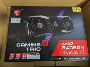 新品未開封 MSI Radeon RX 6900 XT GAMING X TRIO 16G