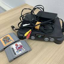 ●【売り切り】NINTENDO64 ニンテンドー64 本体　カセットセット　マリオパーティ3　_画像1