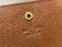 ■【売り切り】そこそこ美品 Louis Vuitton ルイヴィトン モノグラム 三つ折り財布 大判 ヴィンテージ 8909AN_画像6