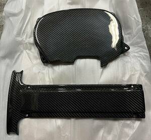 [ MMC ][ Mitsubishi ] Lancer Evolution Lancer Evolution 4G63 carbon plug cover timing belt cover gloss having . new goods unused [ warehouse A]