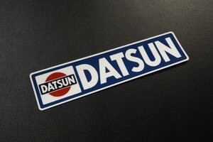 ＤＡＴＳＵＮステッカー　レトロブルー　昭和レトロ