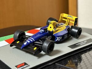 ☆デアゴスティーニ「F1マシンコレクション96号 ティレル　018 ジャン・アレジ」 キャメル仕様 モデルカーのみ中古美品☆