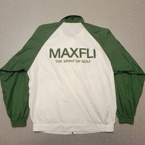 【中古 古着】[MAXFLI マックスフライ 薄手 一枚地 ジャンパー M ブルゾン] USED ゴルフに最適！ジャケット ★d