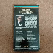 山]VHSビデオテープ ベニー・グッドマン BENNY GOODMAN AT THE TIVOLI_画像2