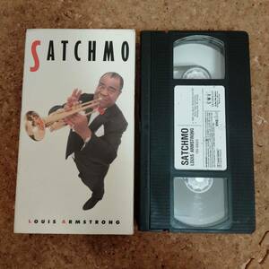 山]VHSビデオテープ ルイ・アームストロング SATCHMO　LOUIS ARMSTRONG