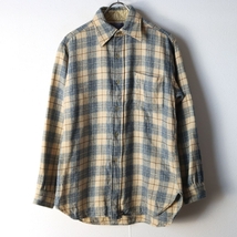 70s USA製 PENDLETON ペンドルトン ウール チェック シャツ size M / 古着 ヴィンテージ_画像2