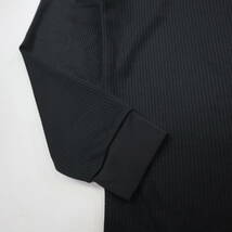 美品★NIKE GOLF ナイキ・ゴルフ　長袖ドライモックシャツ/ブラック/XLサイズ_画像3