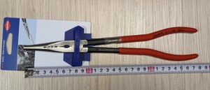 クニペックス KNIPEX 2871-280 ロングリーチニードルノーズプライヤー