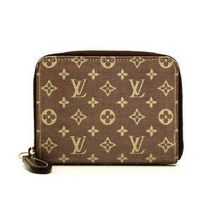 LOUIS VUITTON ルイヴィトン ジッピーコインパース モノグラムイディール M63005 小銭入れ コインケース セピア 財布 00290A