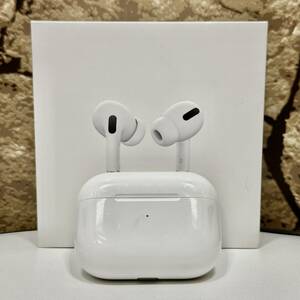 【Apple Air Pods Pro】MWP22J /A Wireless Charging Case アップル エアポッズ ワイヤレス 箱あり 中古品 動作確認済　SKUT0123-1