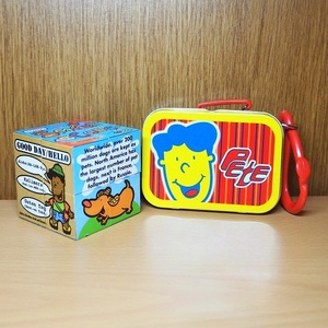 ソニックドライブイン　フィギュア　缶　ボックス　キーホルダー　おもちゃ　２個　セット　ミールトイ　アメトイ 　アドバタイジング　