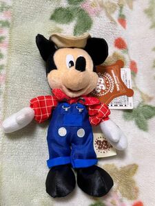 東京ディズニーランド33周年記念　ミッキーマウス　 ぬいぐるみバッジ