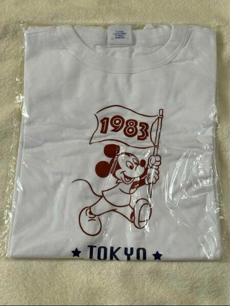 TDL チャンピオン　コラボ　ミッキーマウス　Tシャツ　Lサイズ