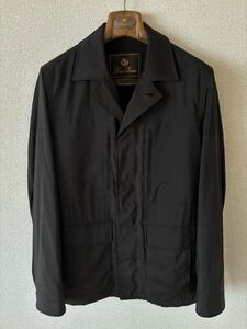 Loro Piana カシミヤライニング トラベラー ジャケット ブラック M ロロピアーナ