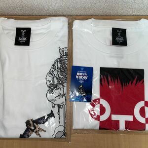 AKIRA セル画展 大友克洋 Tシャツ　Lサイズ　ピンバッジ　アキラ