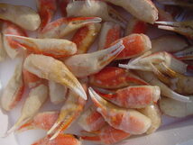 美味!!「ずわい蟹lL-1kg」(1パック41-50本入り)AA級品...食べやすい、リングカット_画像7