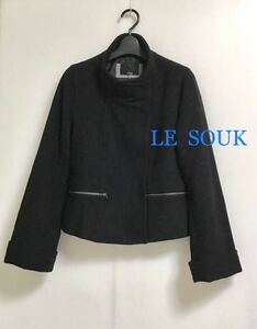 LE SOUK ウールコート S. 黒