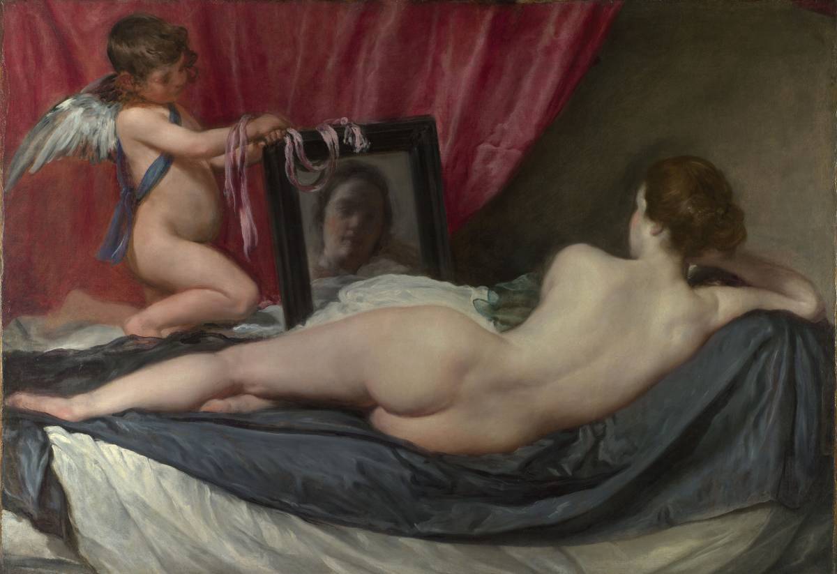 Neuer, hochwertiger Druck von Velázquez' Venus mit einem Spiegel. Großes A3-Format. Ohne Rahmen. Sonderpreis 1800 Yen (inkl. Versand). Jetzt kaufen., Kunstwerk, Malerei, Andere