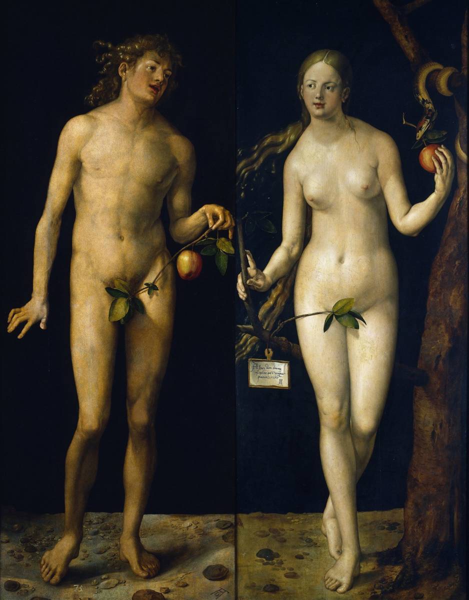 Nouvelle impression de haute qualité d'Adam et Eva de Dürer utilisant des techniques spéciales Format A4 Sans cadre Prix spécial 980 yens (frais de port inclus) Achetez-le maintenant, Ouvrages d'art, Peinture, autres