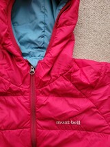 mont-bell　モンベル＜サーマラップパーカー中綿ジャケット＞150cｍ【チェリーレッド＆アイスグリーン】リバーシブル仕様_画像4