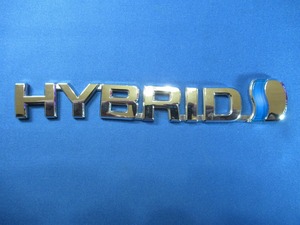 トヨタ　純正　フロントフェンダーエンブレム HYBRID 75361-48020