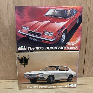 未組立 1/24 フォードカプリ ビュイック スカイホーク 童友社 Nostalgic Heroes No.18,30 Ford Capri 2000GT Buick Skyhawk