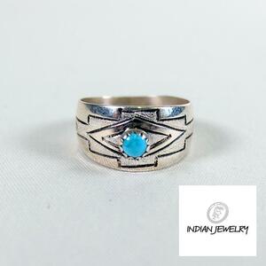 INDIAN JEWELRY/ ring /STERLING/ turquoise / silver ring /neitib ring /20 number /neitib jewelry /SILVER 925