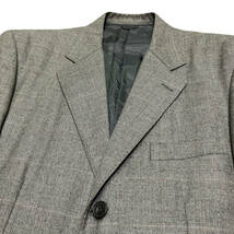 《美品》BEAMS F ビームスエフRING JACKET リングジャケットグレンチェック 格子柄 テーラードジャケット XLシングル 3B ウール100%_画像3