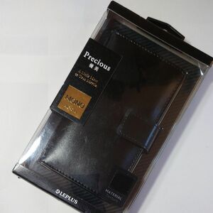 MONO MO-01J PUレザーブックケース 「PRECIOUS」 ブラック 手帳型